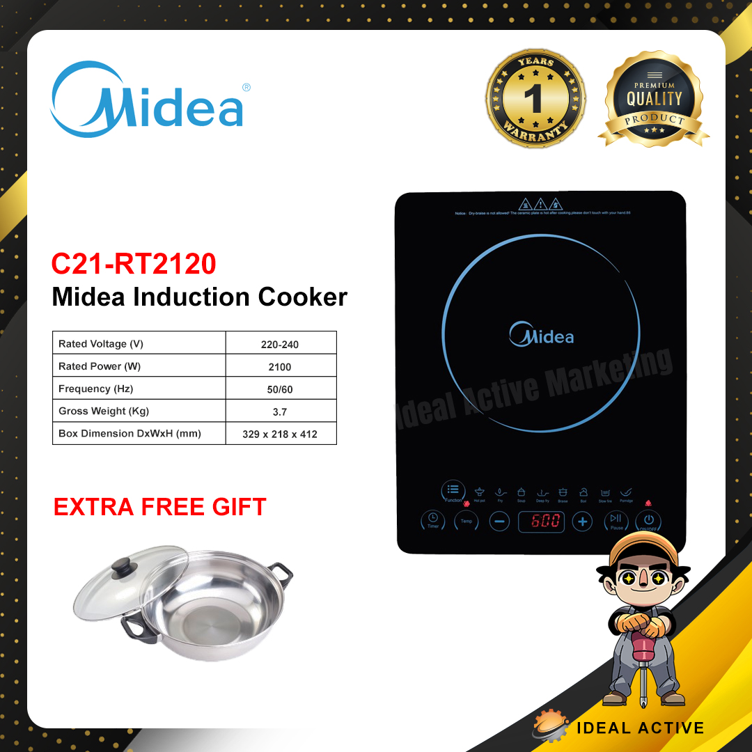 Midea Induction Cooker 2100W C21-RT2120